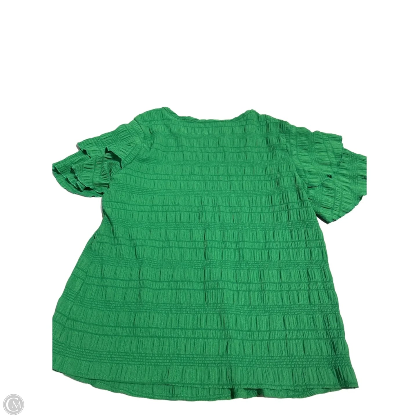 Top Short Sleeve By Cmc In Green, Size: S