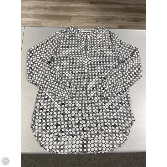 Blouse Long Sleeve By Pleione In White, Size: S