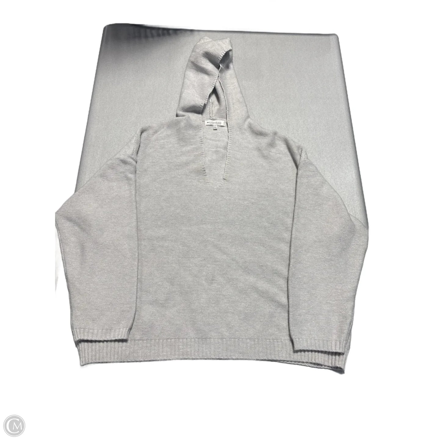 Sweater By Workshop In Grey, Size: 2x