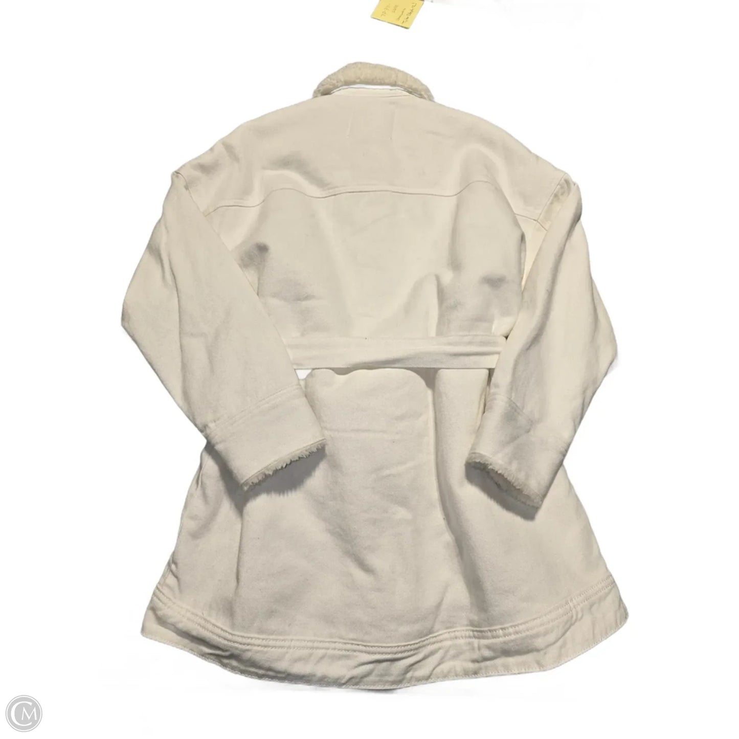 Coat Faux Fur & Sherpa By Lola In White, Size: Xs