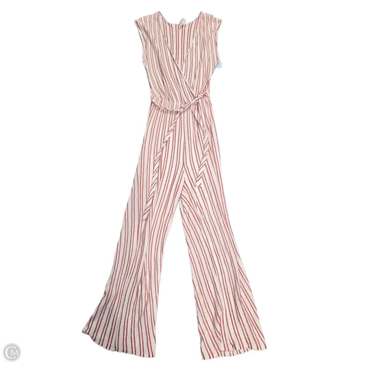 Jumpsuit By Caution To The Wind In Striped Pattern, Size: M