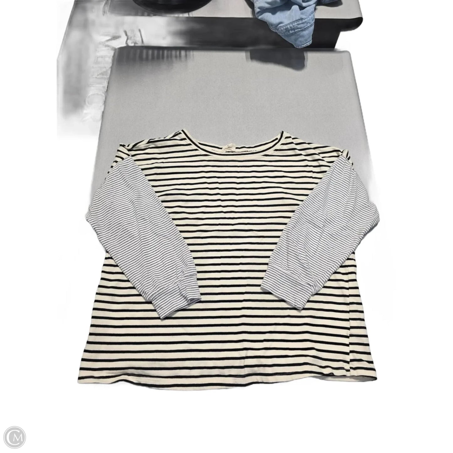 Top Long Sleeve By Bibi In Striped Pattern, Size: Xl