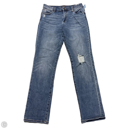 Jeans Skinny By Kut In Blue Denim, Size: 8