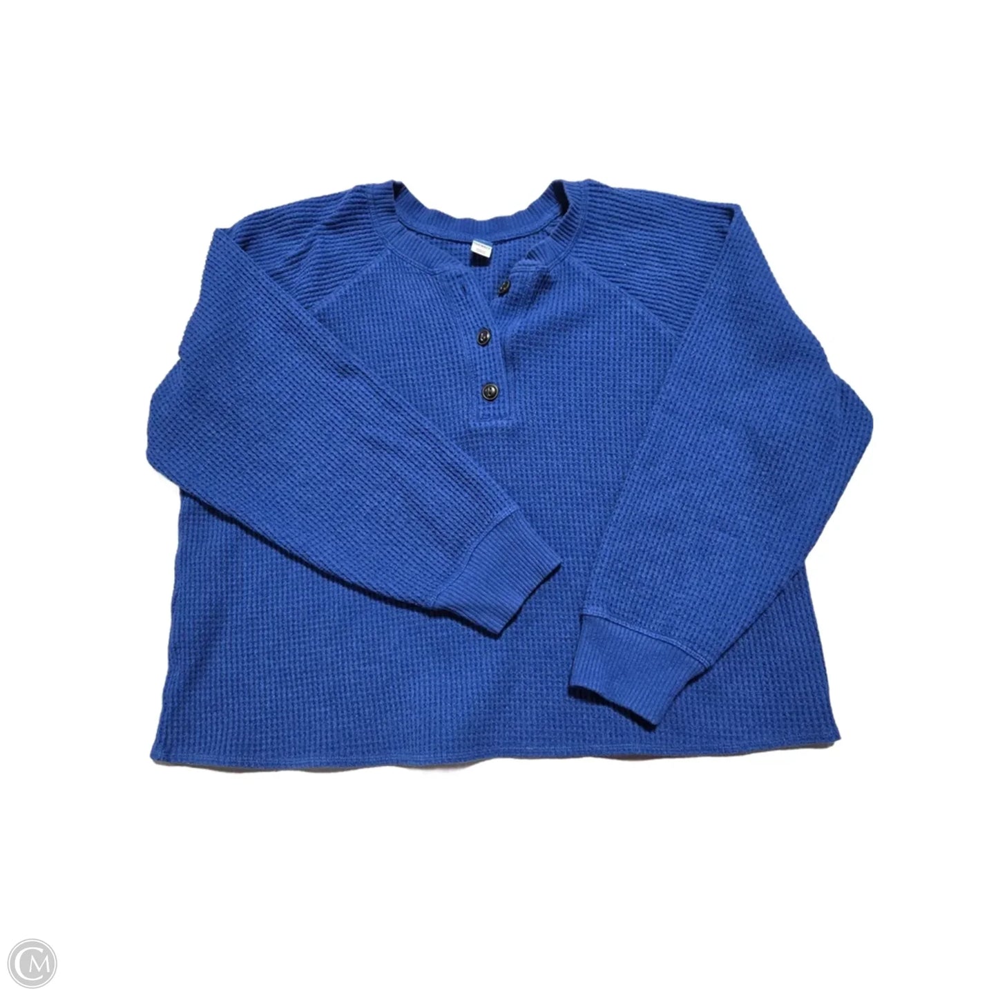 Top Long Sleeve By Old Navy In Blue, Size: Xl