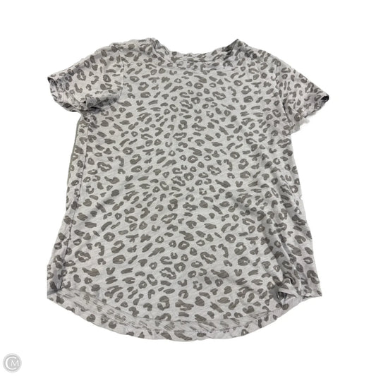 Top Short Sleeve By Old Navy In Animal Print, Size: S