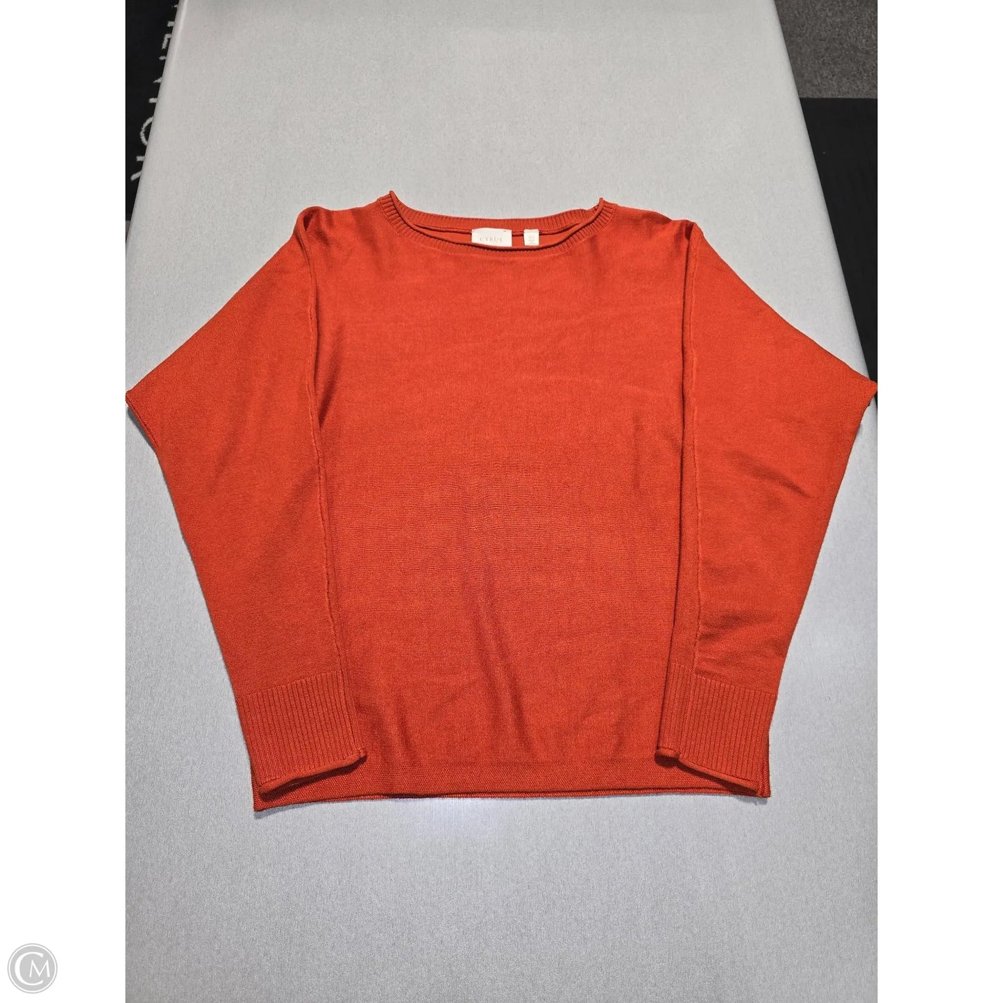Top Long Sleeve By Cyrus In Orange, Size: Xs