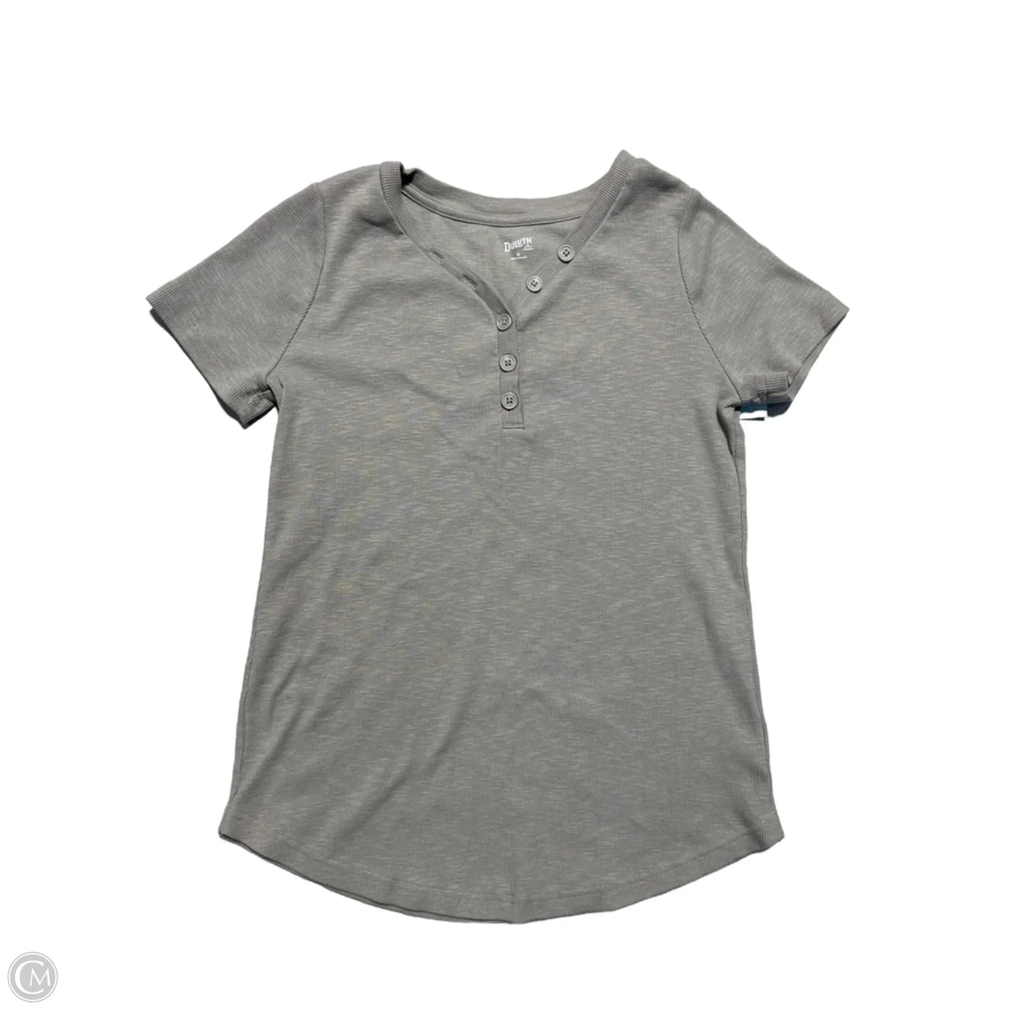 Top Short Sleeve By Duluth Trading In Grey, Size: M