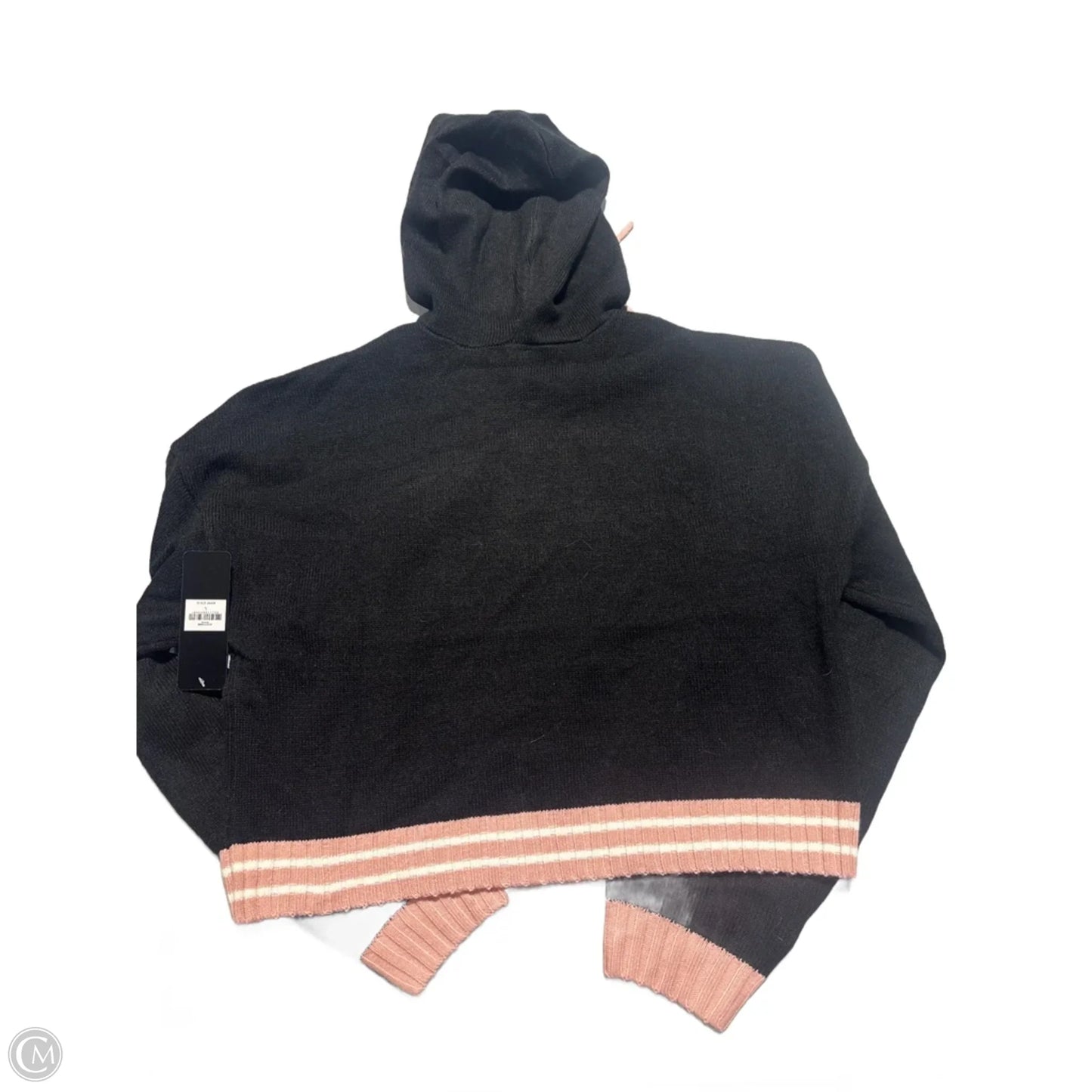 Sweatshirt Hoodie By Bebe In Black, Size: L