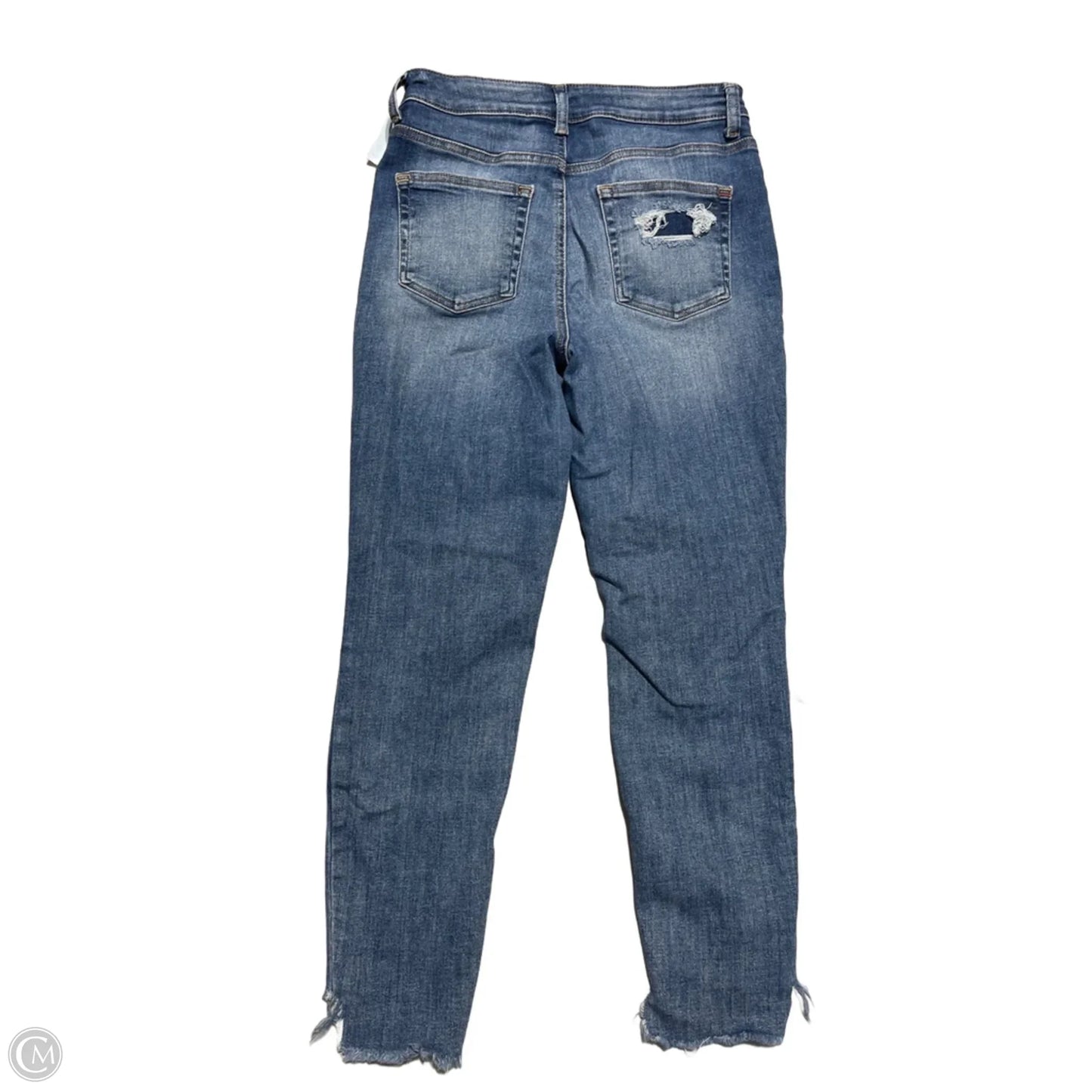 Jeans Straight By Maurices In Blue Denim, Size: 12