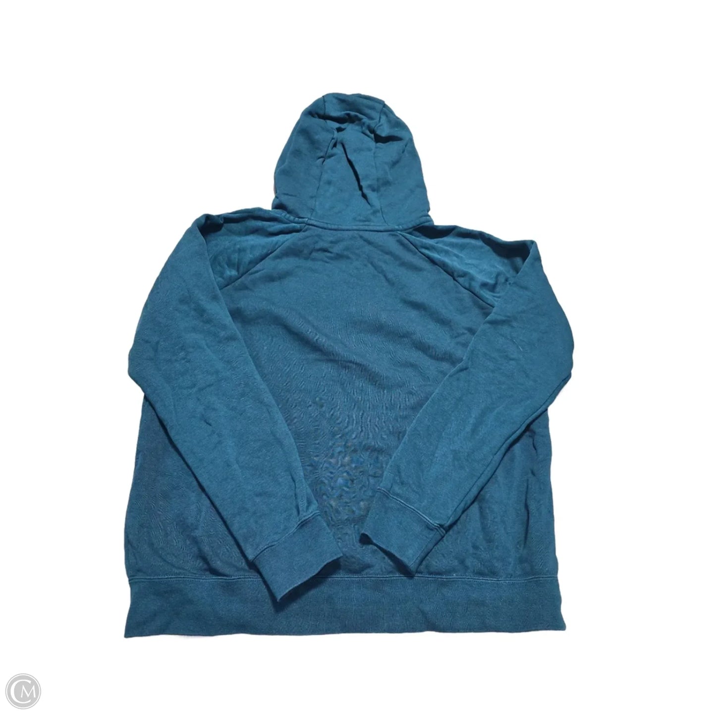 Sweatshirt Hoodie By Nike In Blue, Size: M