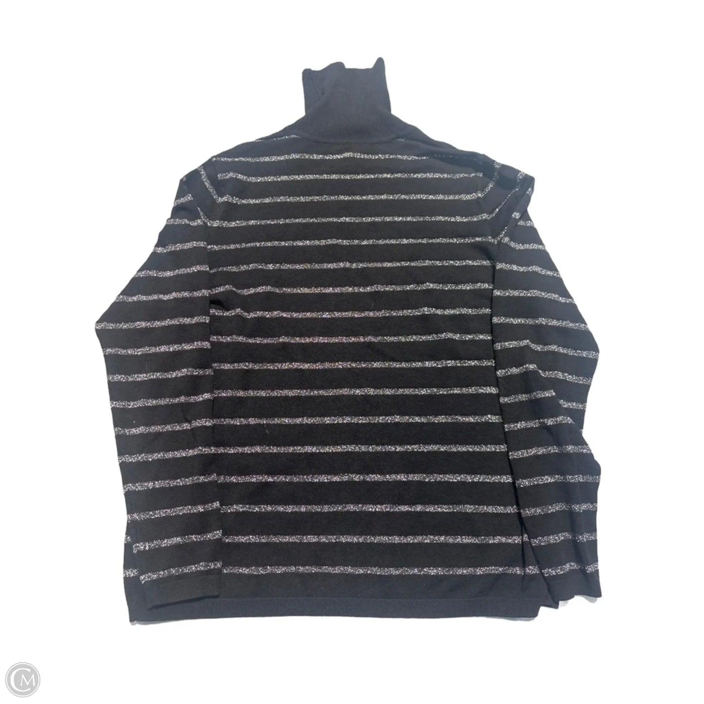 Top Long Sleeve By Chicos In Black, Size: L