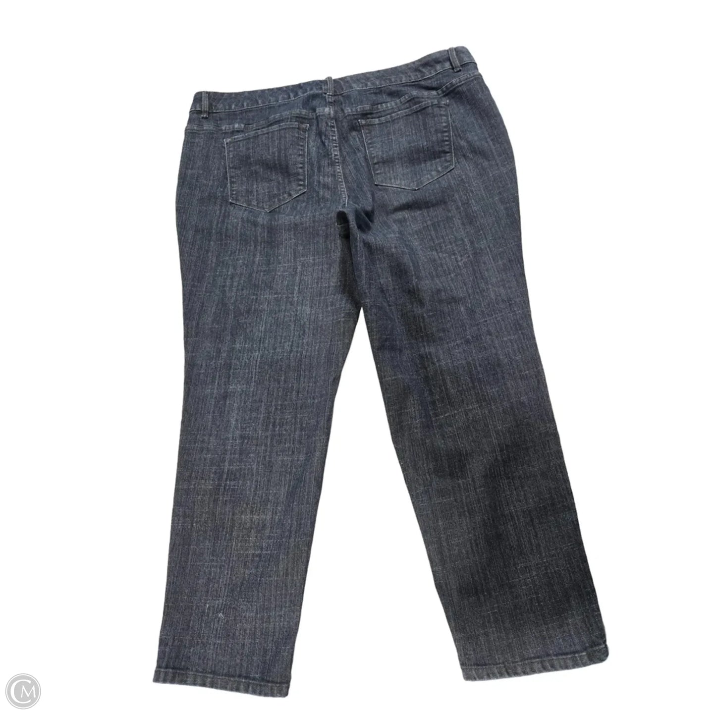 Jeans Straight By Liz Claiborne In Blue Denim, Size: 20