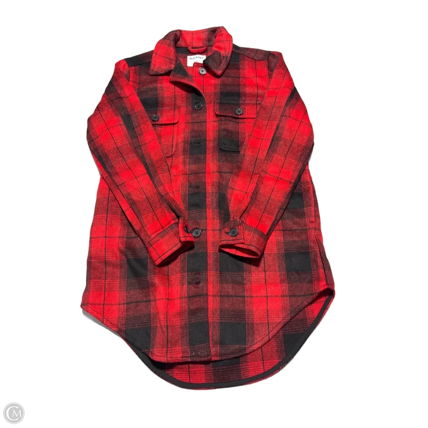 Jacket Other By Old Navy In Plaid Pattern, Size: S