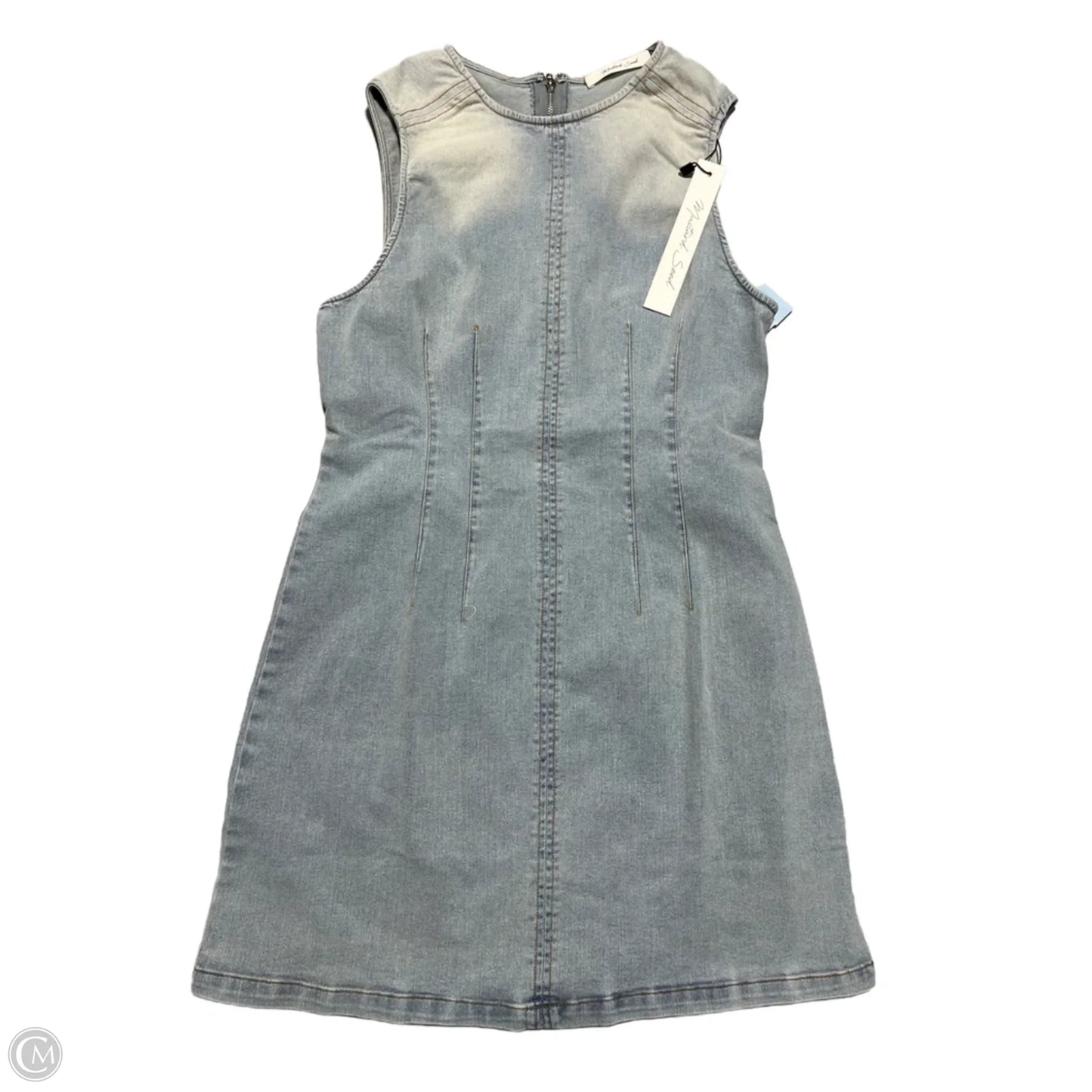 Dress Casual Short By Mustard Seed In Blue Denim, Size: S
