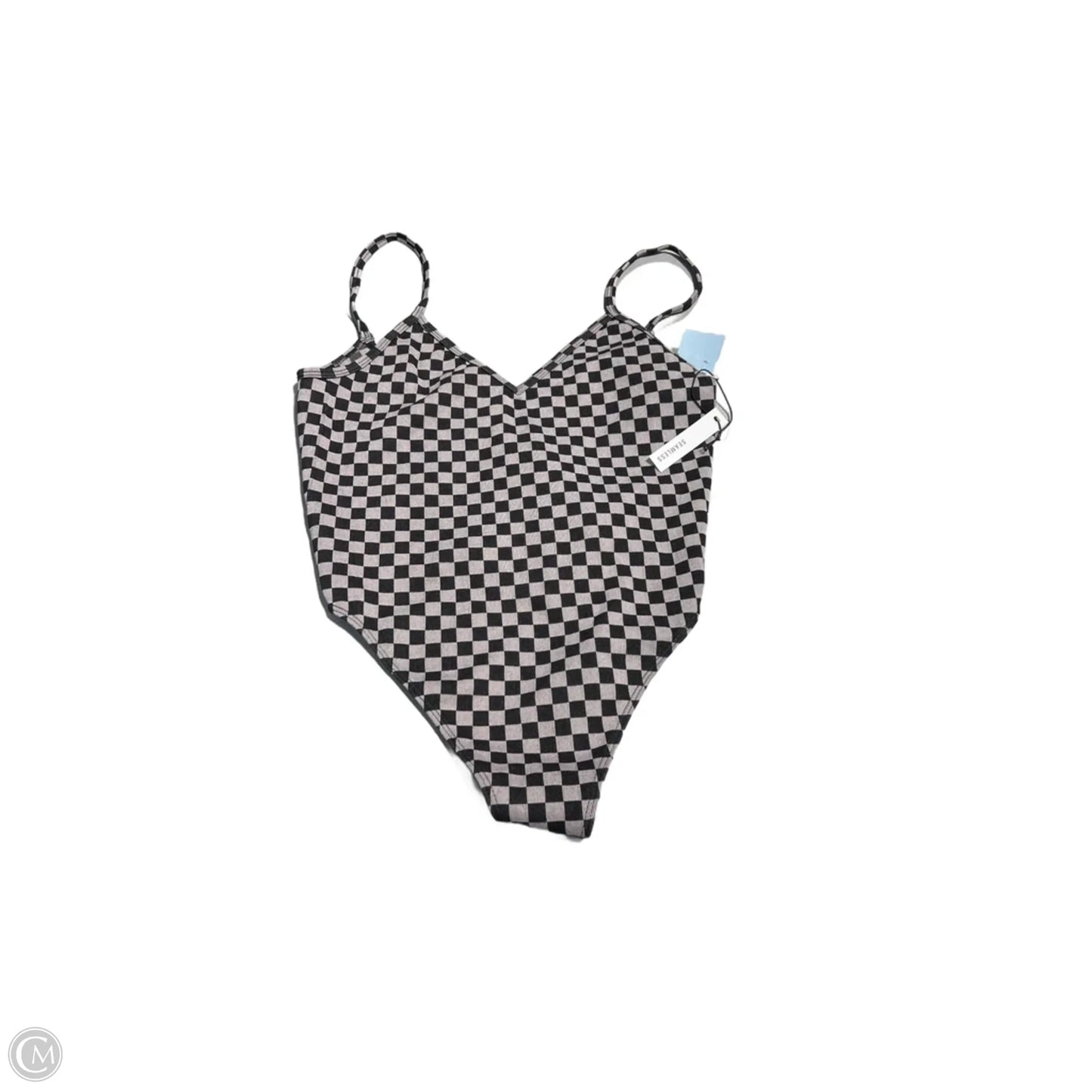 Bodysuit By Cmc In Checkered Pattern, Size: M