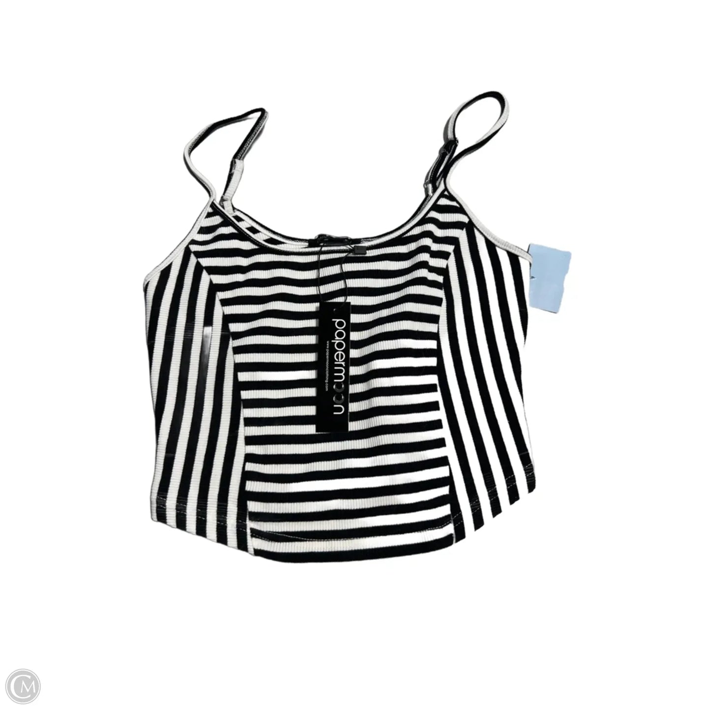 Tank Top By Papermoon In Striped Pattern, Size: S