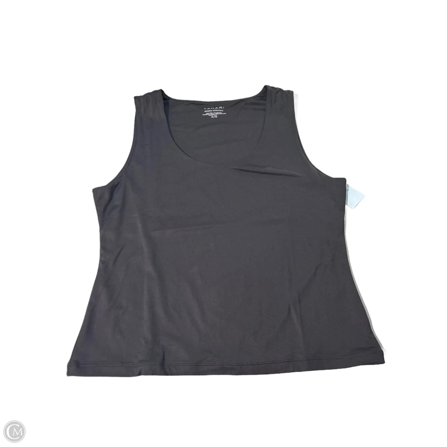 Tank Top By Tahari In Black, Size: Xl