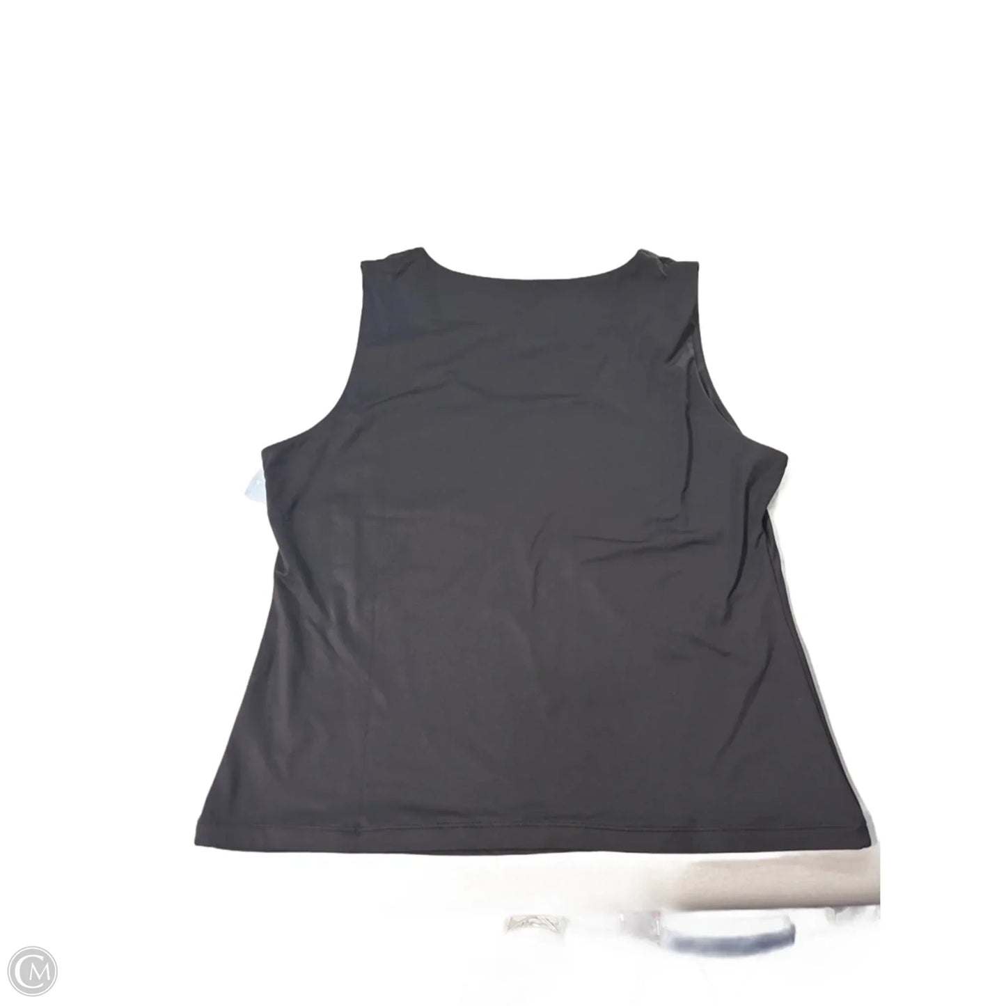 Tank Top By Tahari In Black, Size: Xl