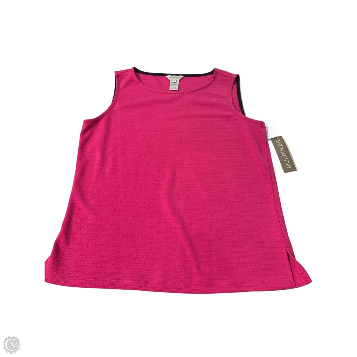 Tank Top By Multiples In Pink, Size: M
