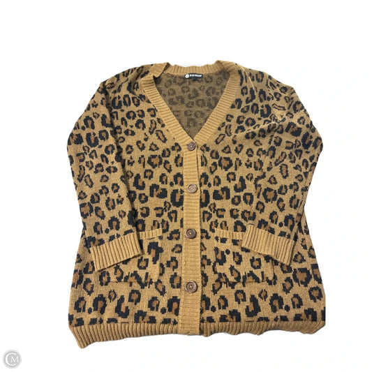 Cardigan By Cmc In Animal Print, Size: L