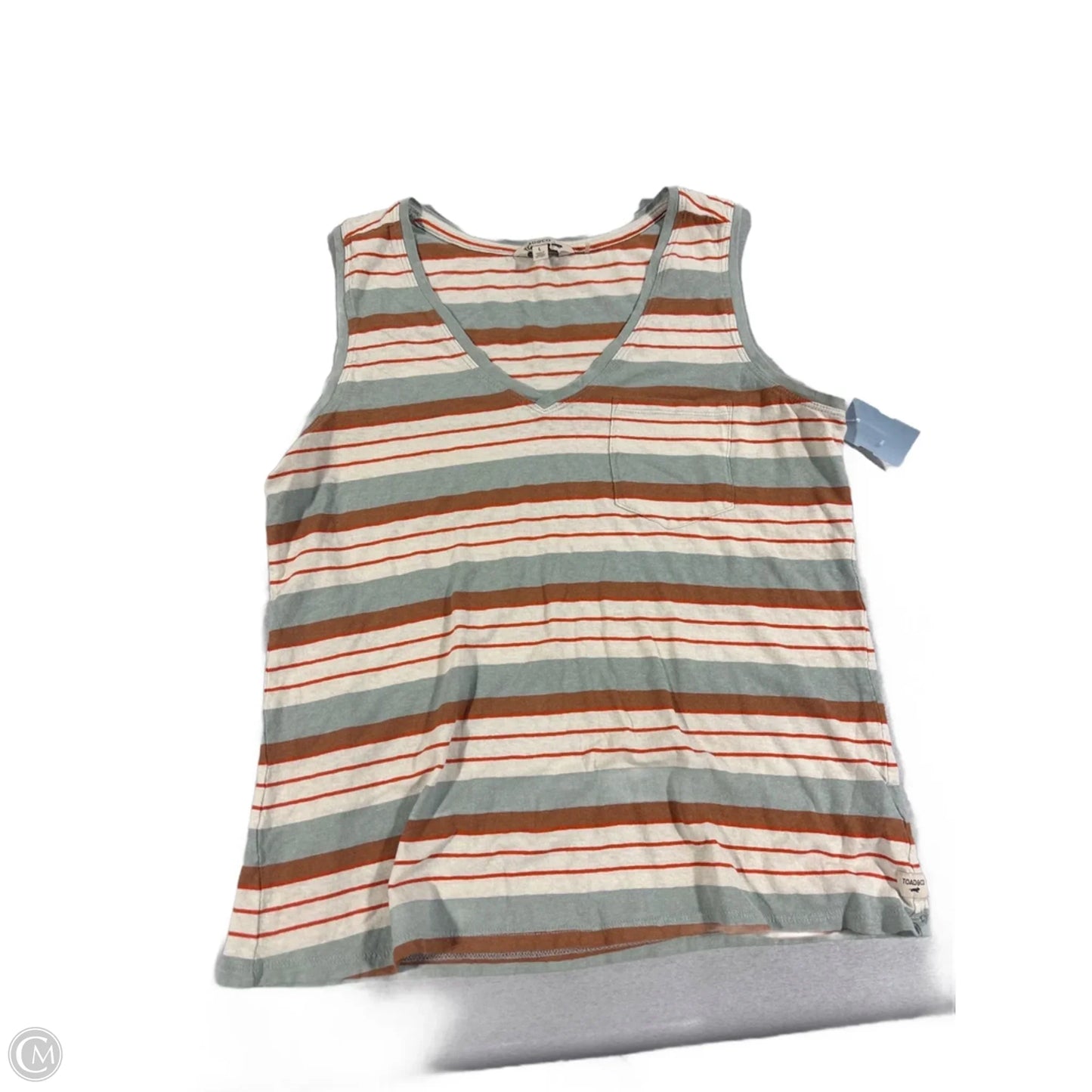 Tank Top By Toad & Co In Striped Pattern, Size: L
