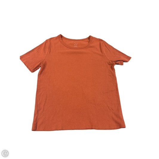Top Short Sleeve Basic By A New Day In Orange, Size: Xxl