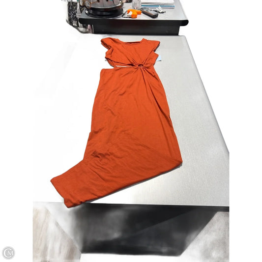 Dress Casual Maxi By Cmc In Orange, Size: S