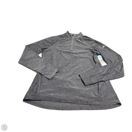 Sweatshirt Collar By Asics In Grey, Size: Xl