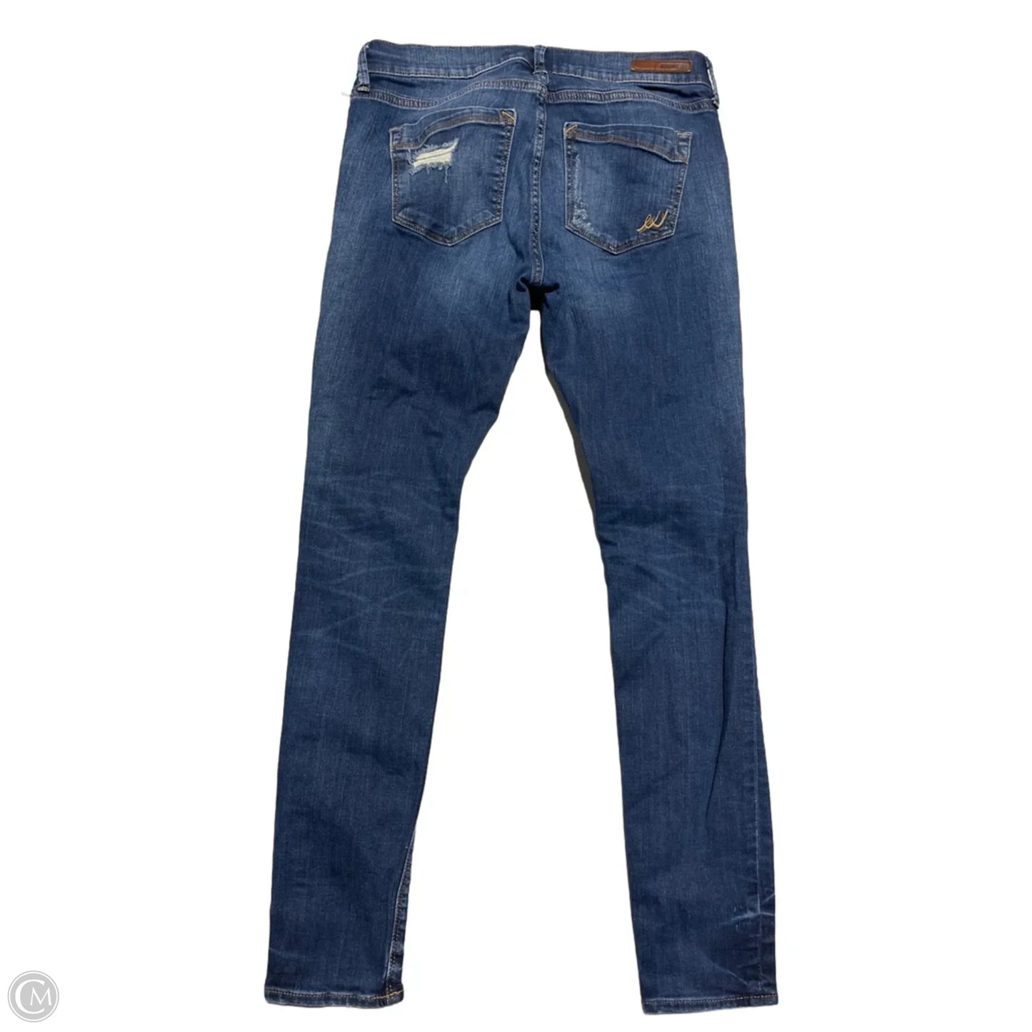 Jeans Skinny By Express In Blue Denim, Size: 6