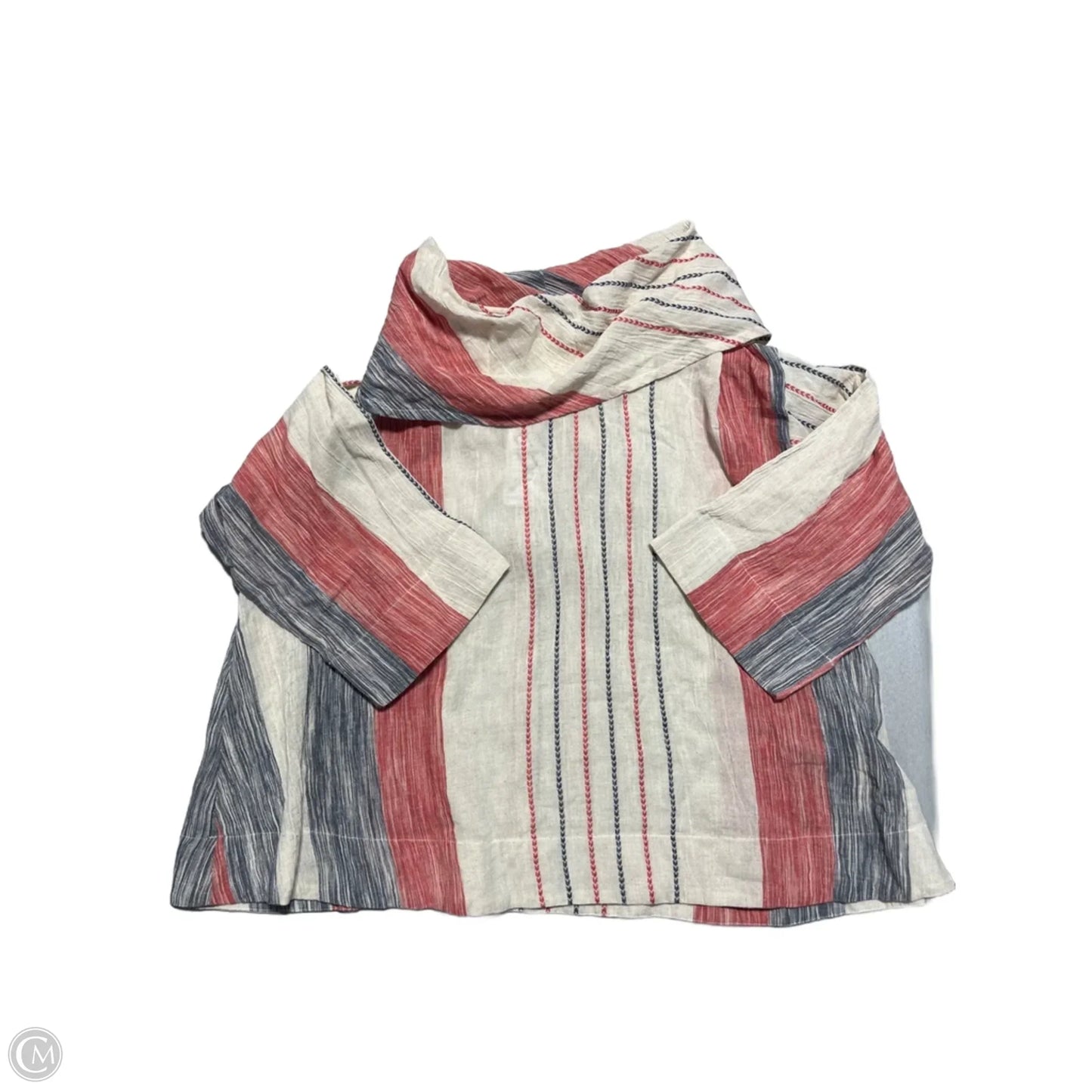 Top Long Sleeve By Cmc In Multi-colored, Size: S