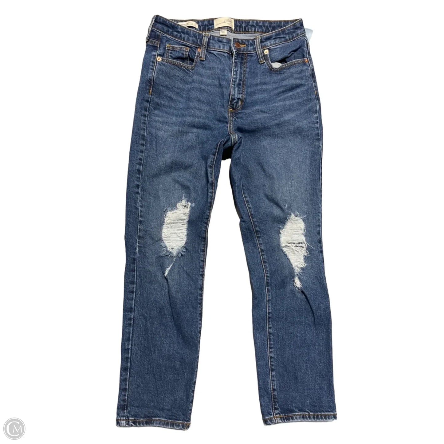 Jeans Straight By Universal Thread In Blue Denim, Size: 8