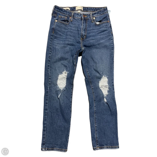 Jeans Straight By Universal Thread In Blue Denim, Size: 8