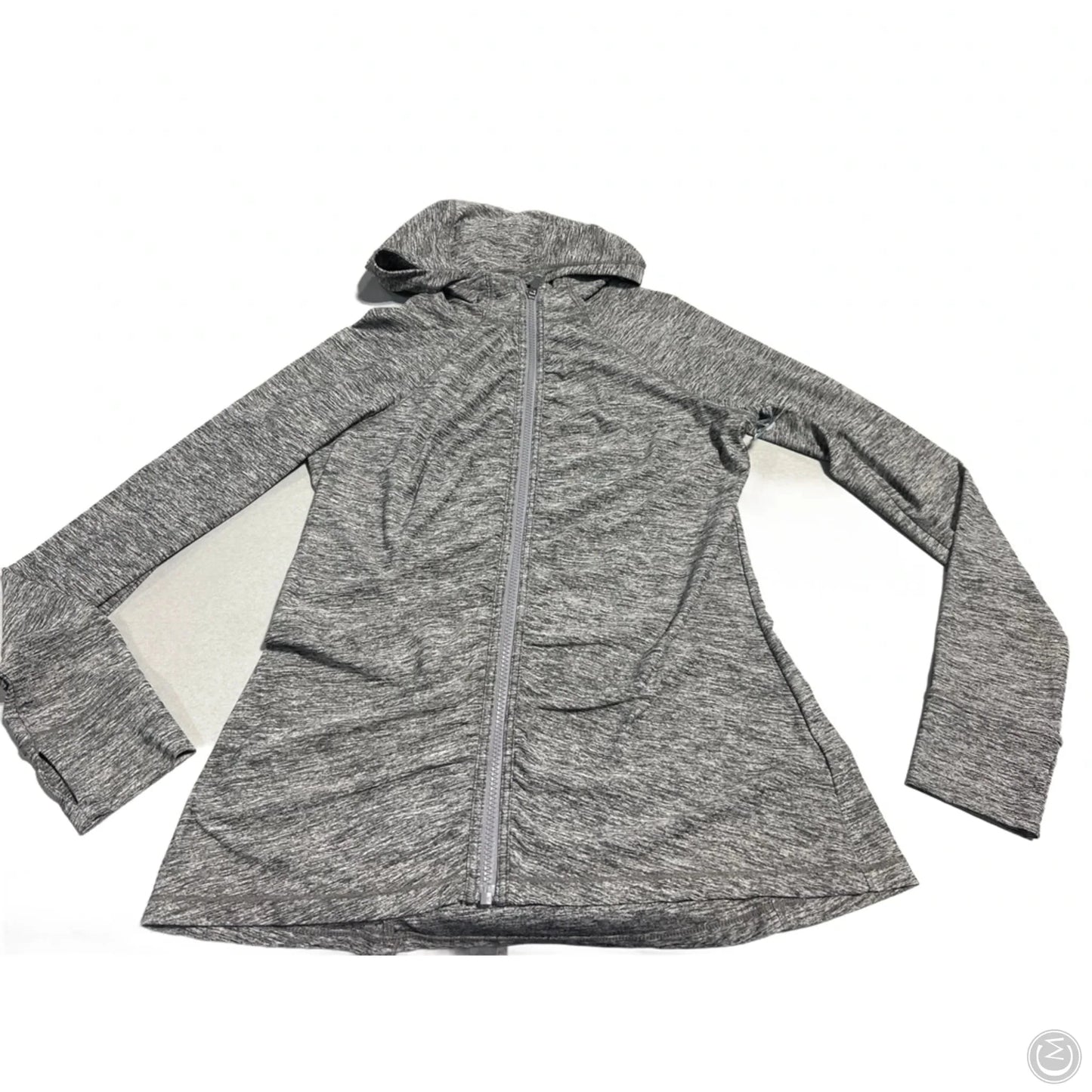 Athletic Jacket By Athleta In Grey, Size: M