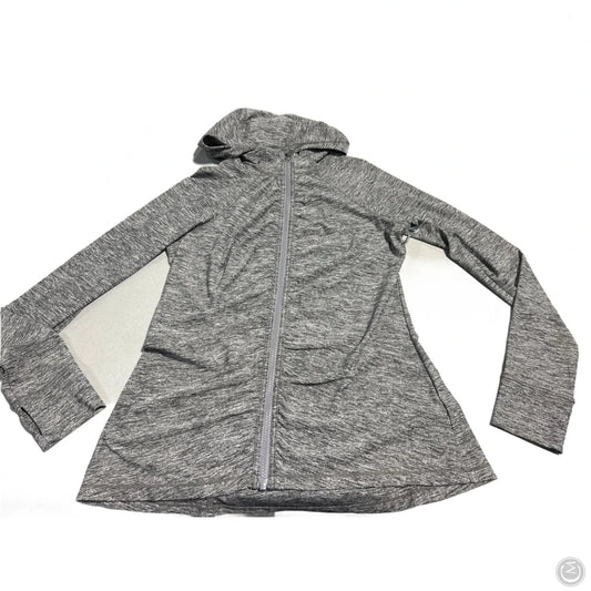 Athletic Jacket By Athleta In Grey, Size: M