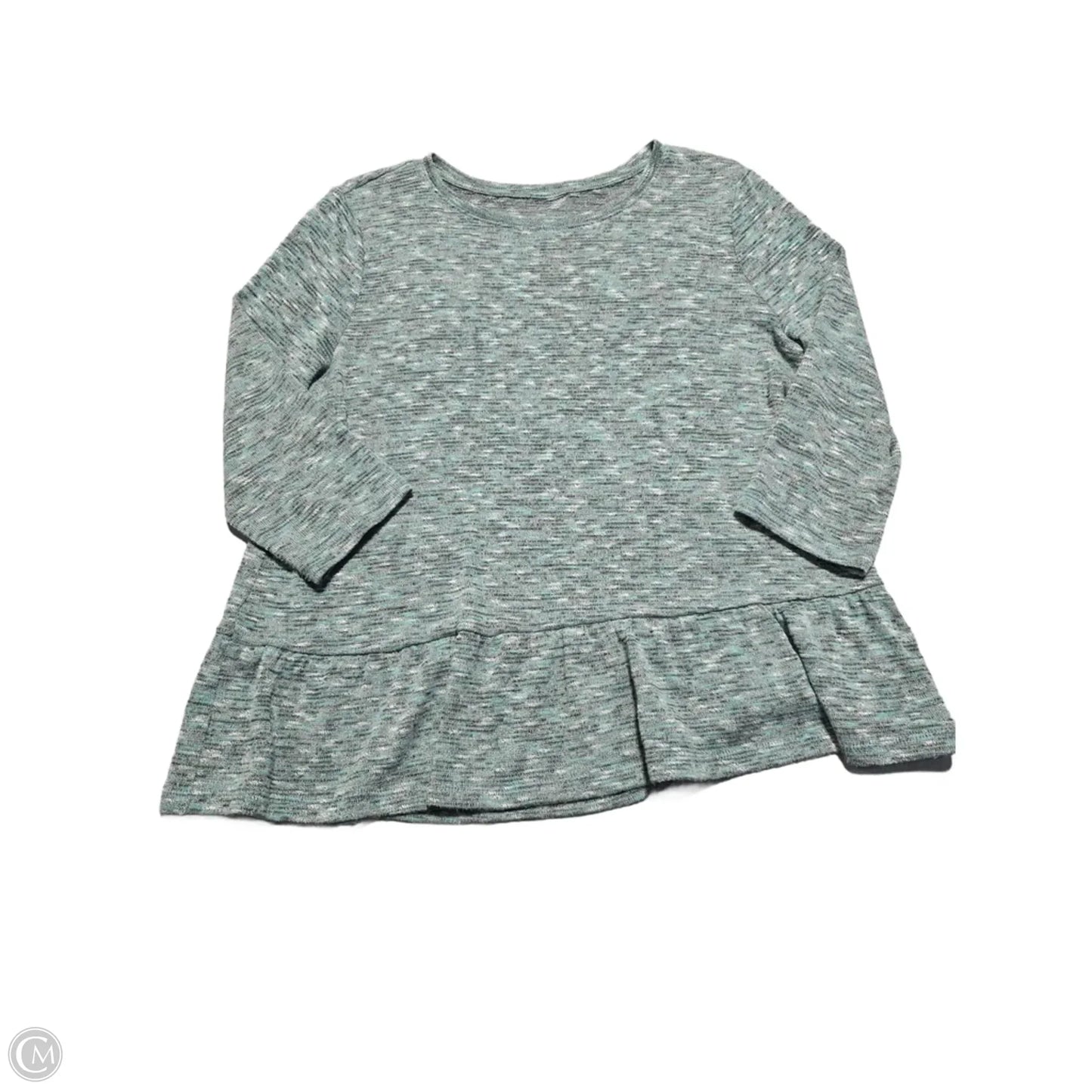 Top 3/4 Sleeve By Cmc In Blue, Size: M