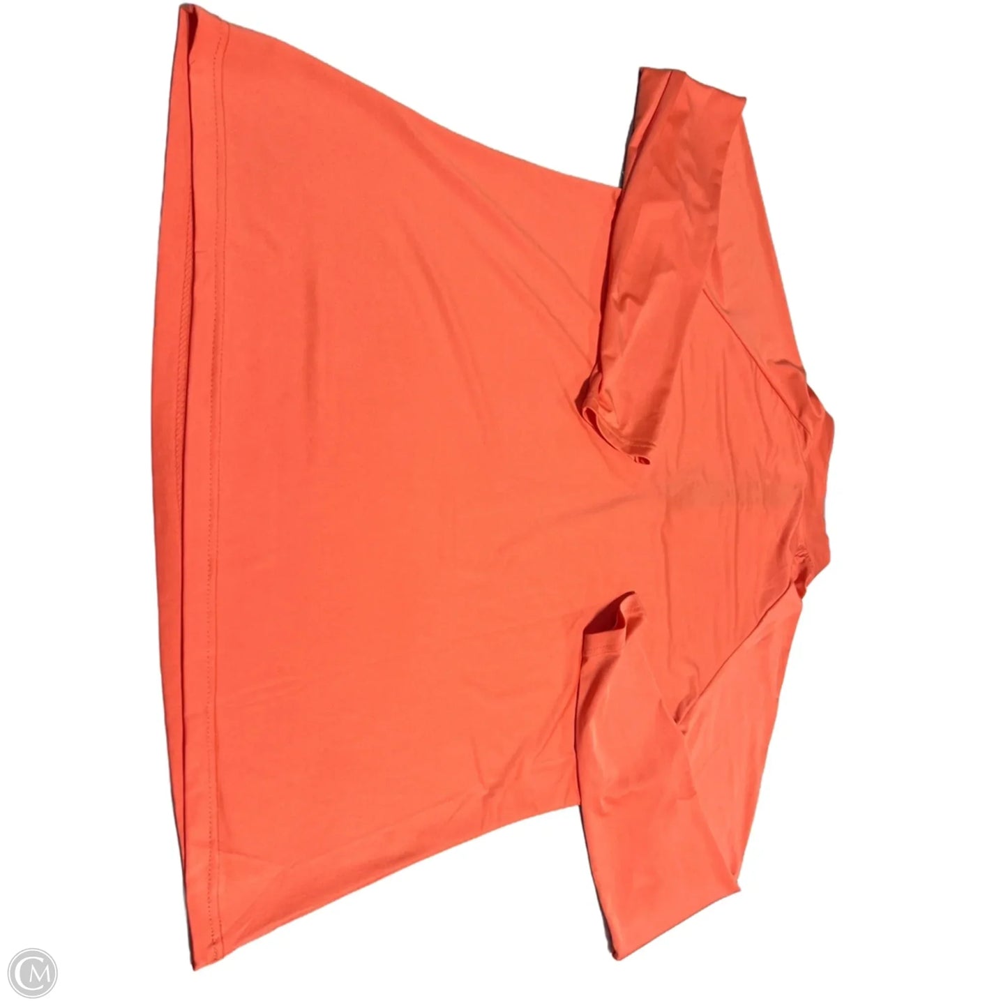 Athletic Top Long Sleeve Collar By Cmc In Coral, Size: Xl
