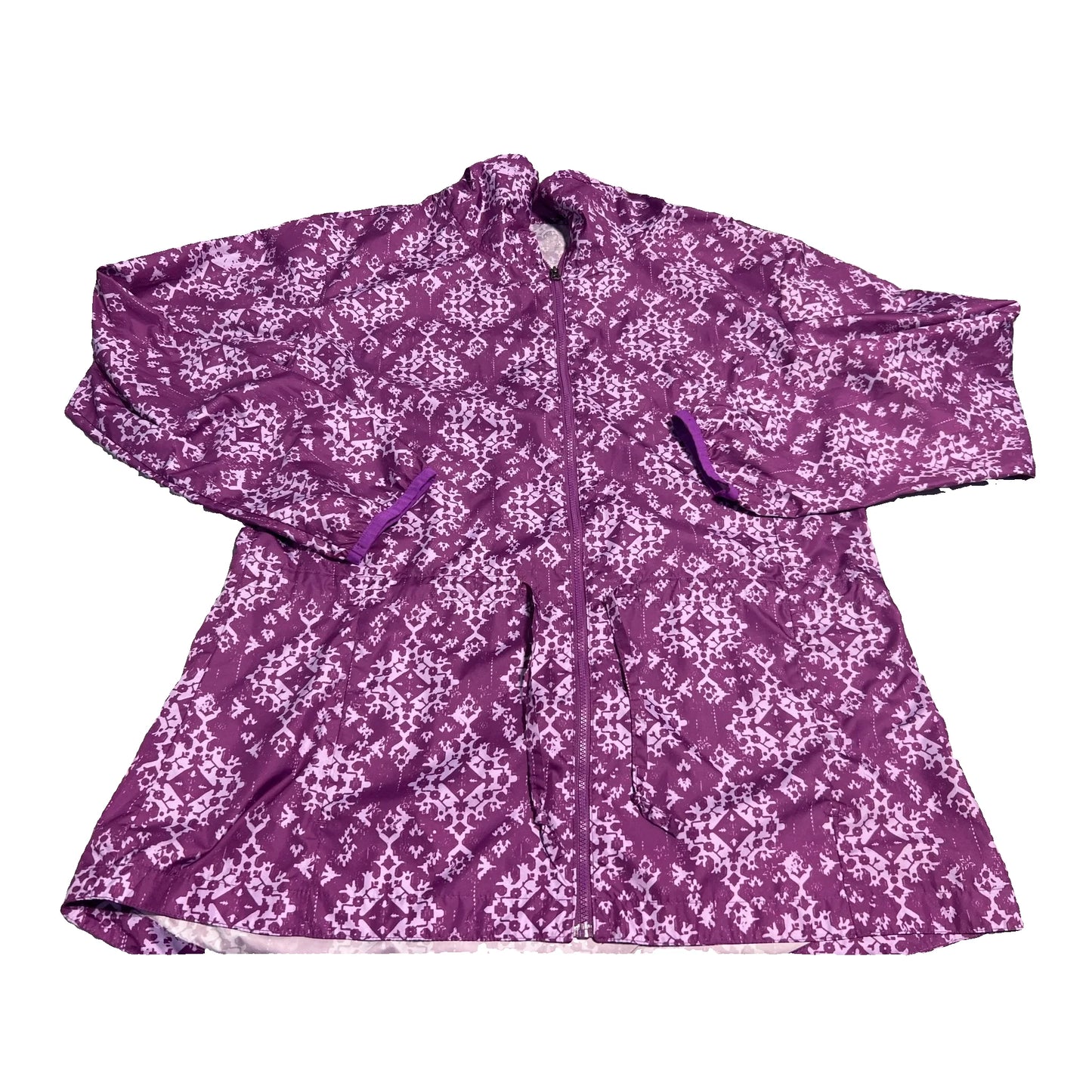 Athletic Jacket By Cmc In Purple, Size: L