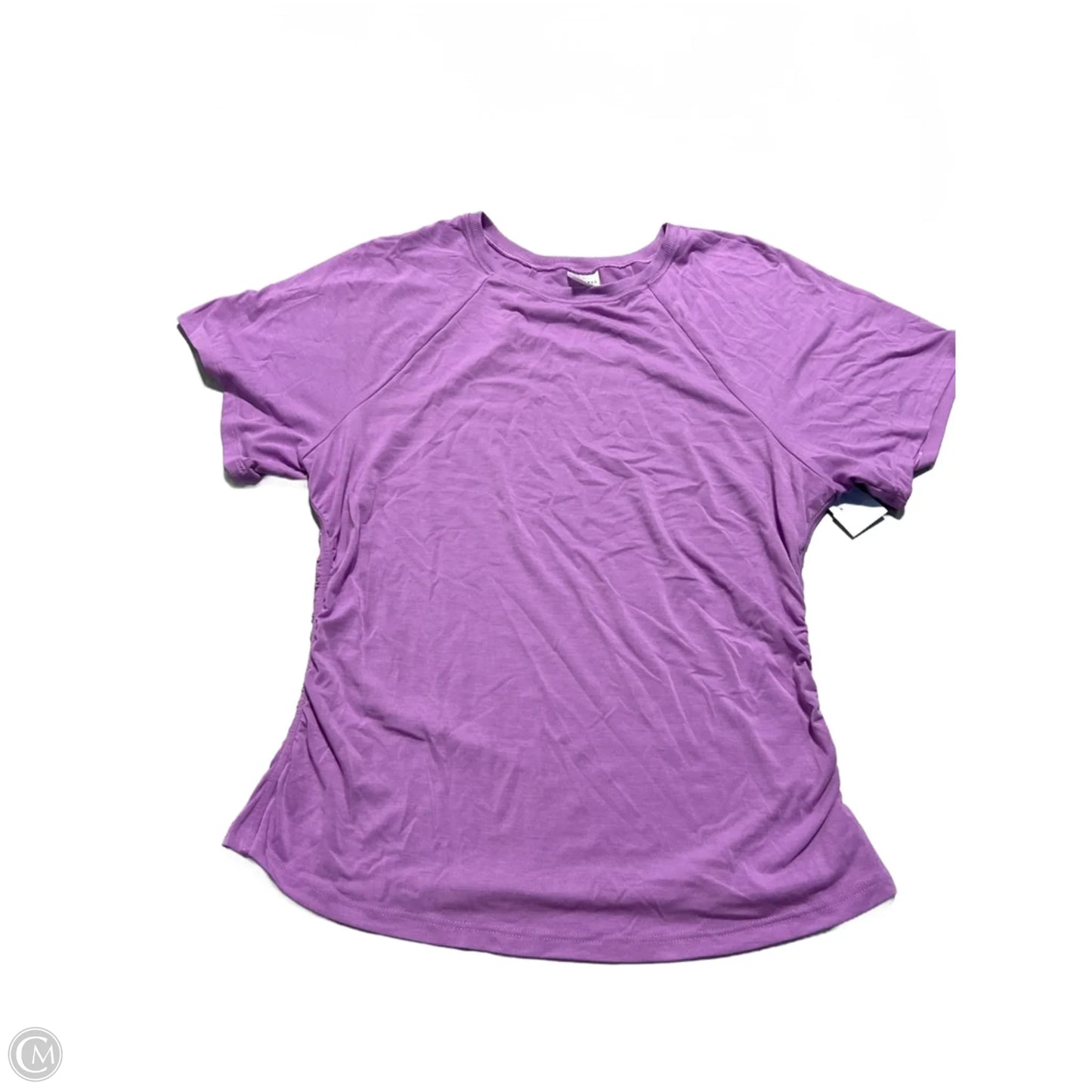 Athletic Top Short Sleeve By Athleta In Purple, Size: M