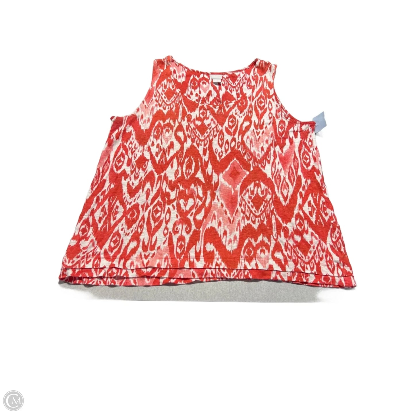 Tank Top By Chicos In Red, Size: Xl