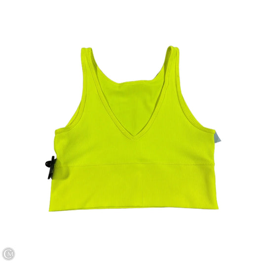 Athletic Tank Top By Lululemon In Yellow, Size: M