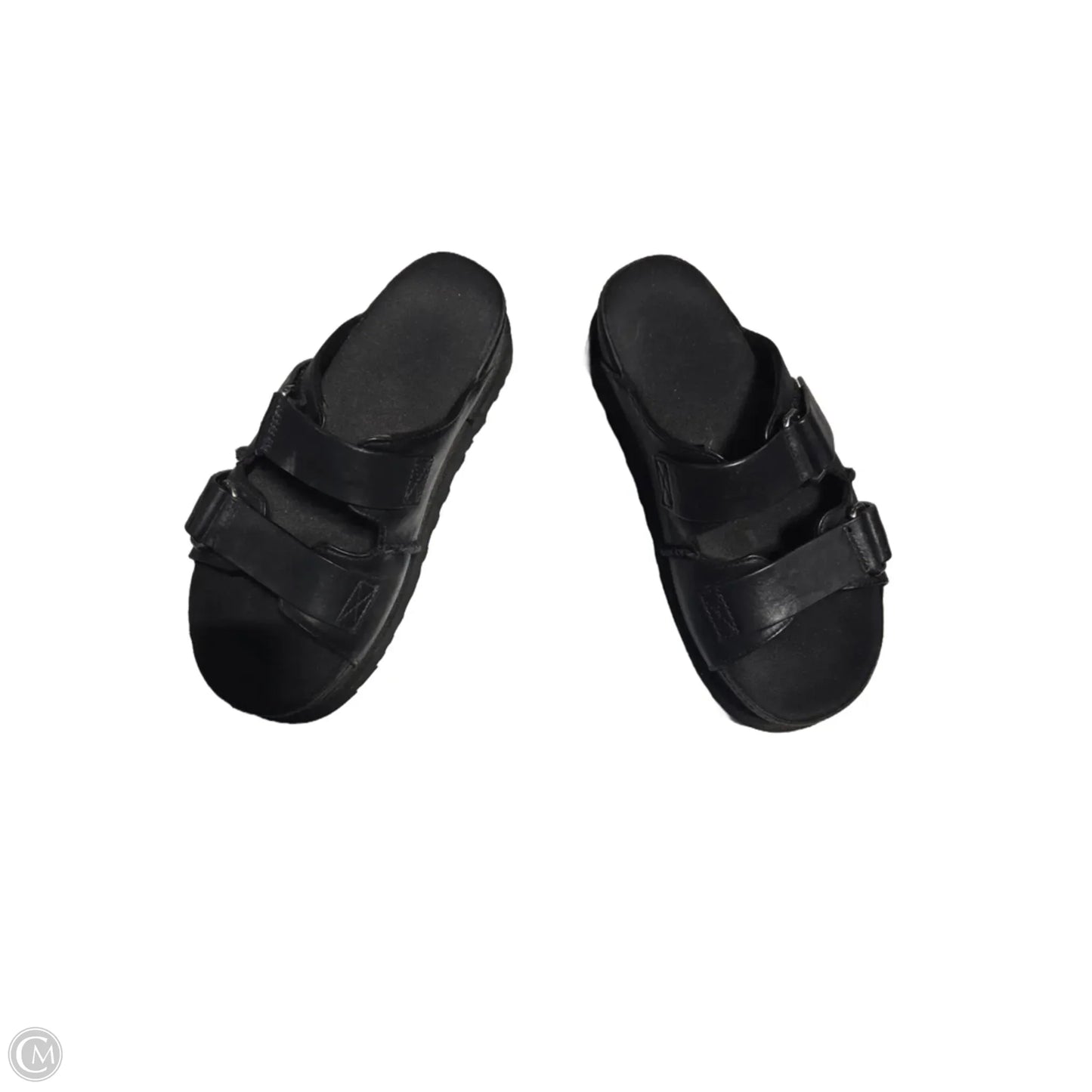 Sandals Designer By Ugg In Black, Size: 8