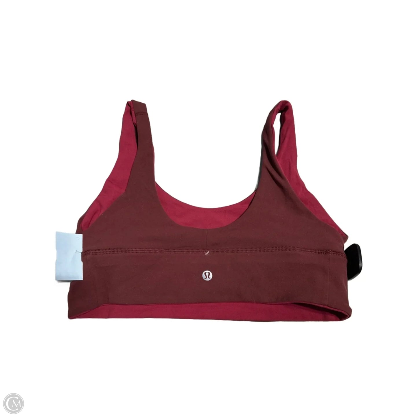 Athletic Bra By Lululemon In Maroon, Size: S