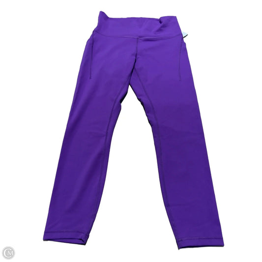 Athletic Leggings By Lululemon In Purple, Size: 10
