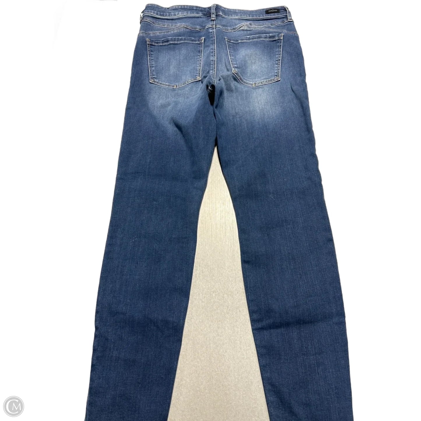 Jeans Skinny By Liverpool In Blue Denim, Size: 10