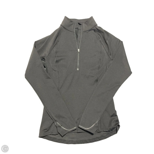 Athletic Top Long Sleeve Collar By Athleta In Black, Size: Xs