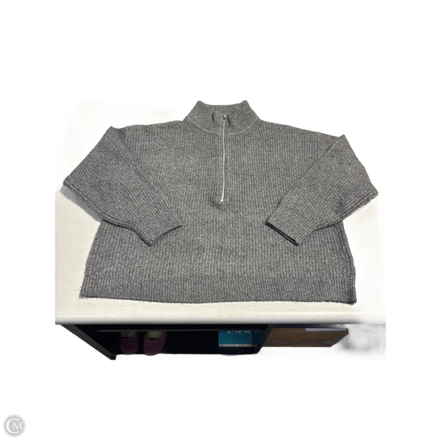 Sweater By Vince Camuto In Grey, Size: Xxl