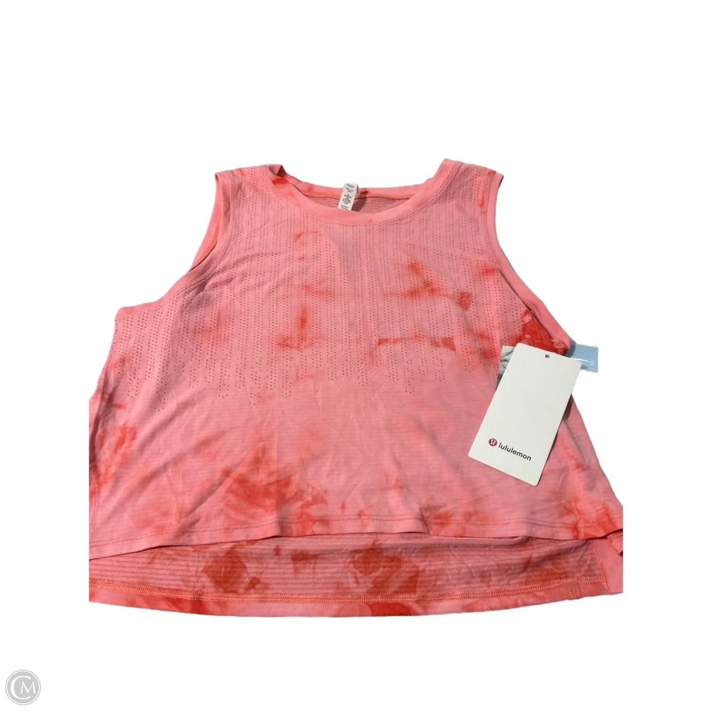 Athletic Tank Top By Lululemon In Coral, Size: Xl