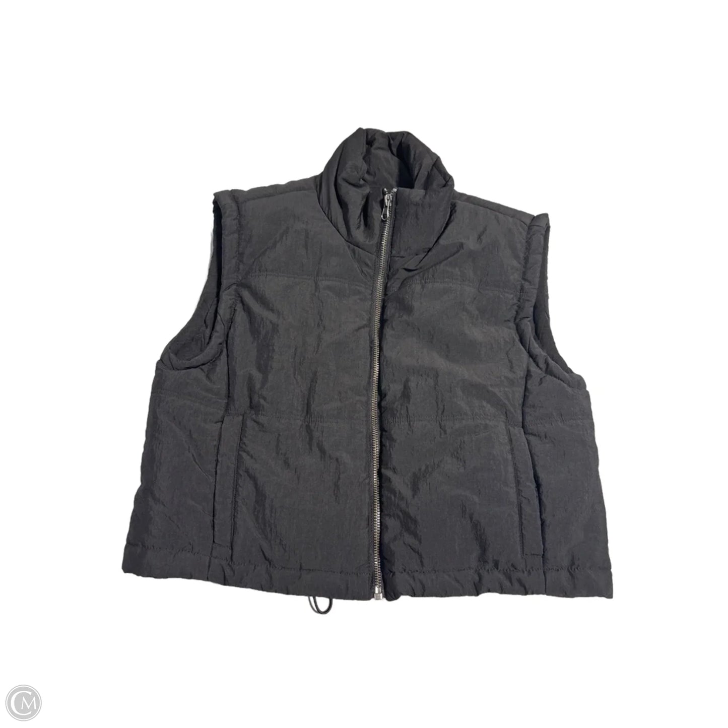 Vest Puffer & Quilted By Thread And Supply In Black, Size: Xs