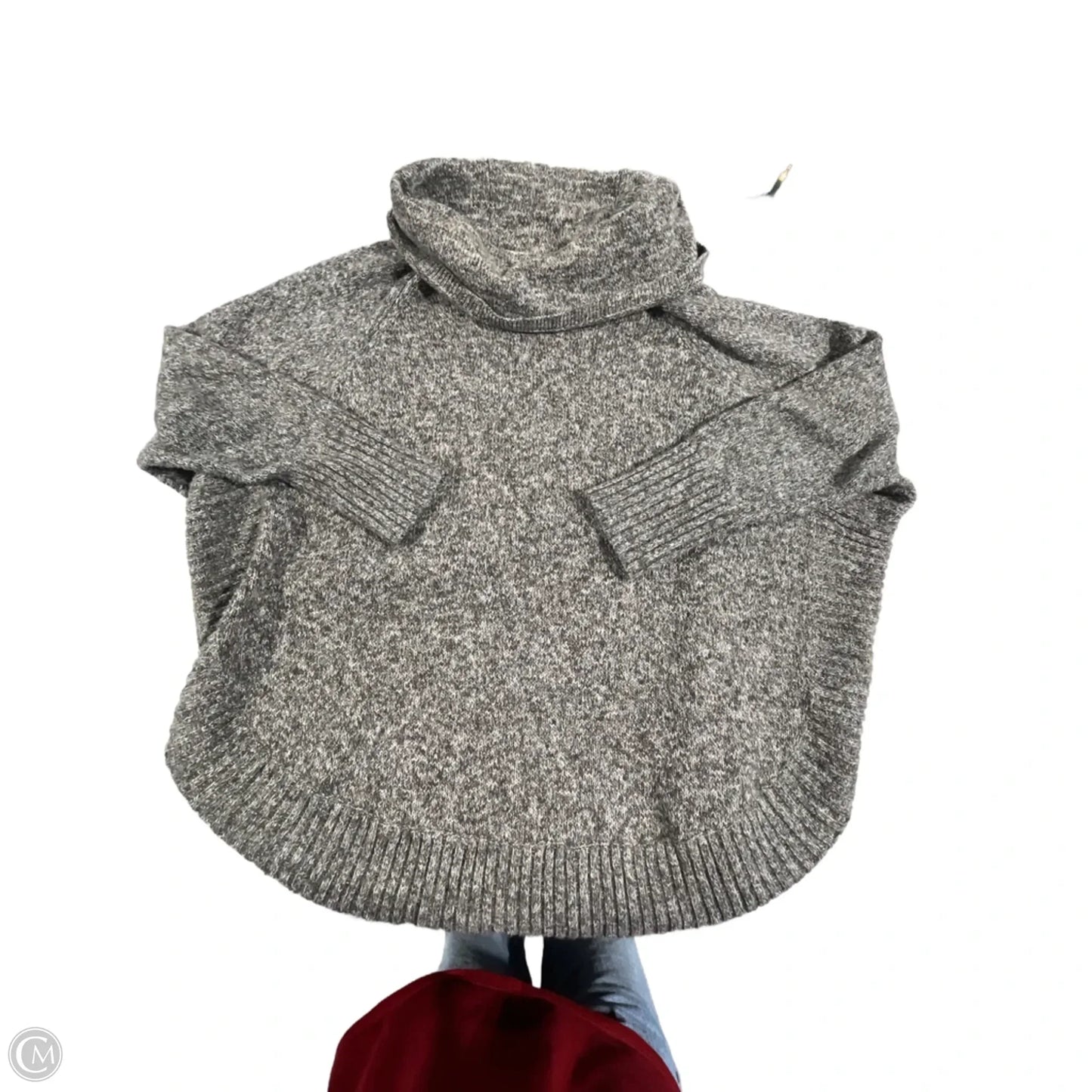 Sweater By Leo And Nicole In Grey, Size: 1x