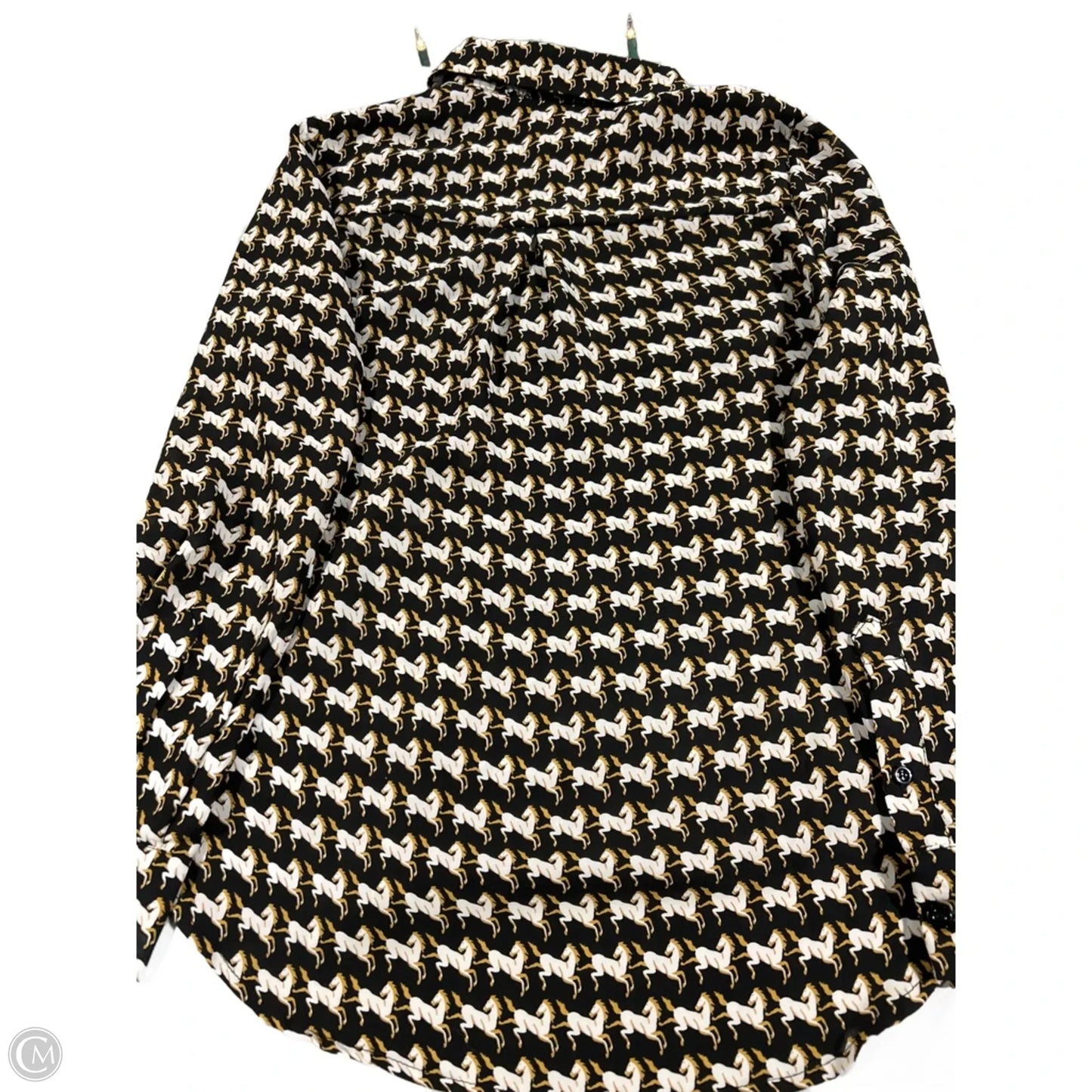 Top Long Sleeve By Philosophy In Black, Size: Xs